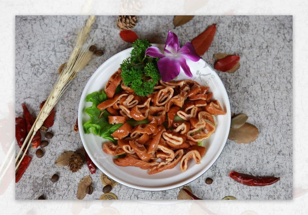 Lòng heo nhân lẩu